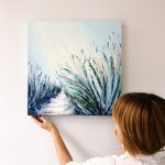 Sounds of the Sea - oil painting in situ