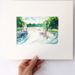 Sue Rapley Artist The Watercolour Collection Lazy Days on the Cam