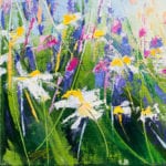 Sue Rapley Artist The Serenity Collection close up detail signature