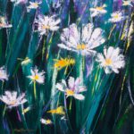 Sue Rapley Artist The Serenity Collection close up detail signature