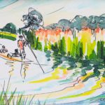 Sue Rapley Artist The Gift Collection Late Summer Punting