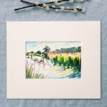 Sue Rapley Artist The Watercolour Collection Late Summer Punting