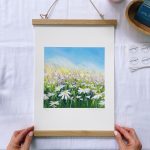 Summer Breeze Limited Edition print with oak poster frame
